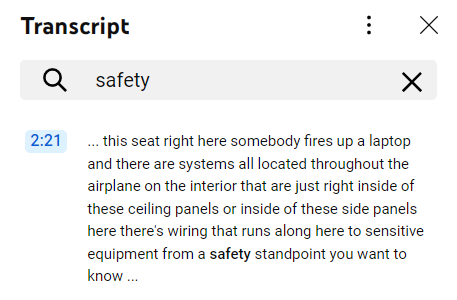 '...from a safety standpoint you 2:36 want to know ...'